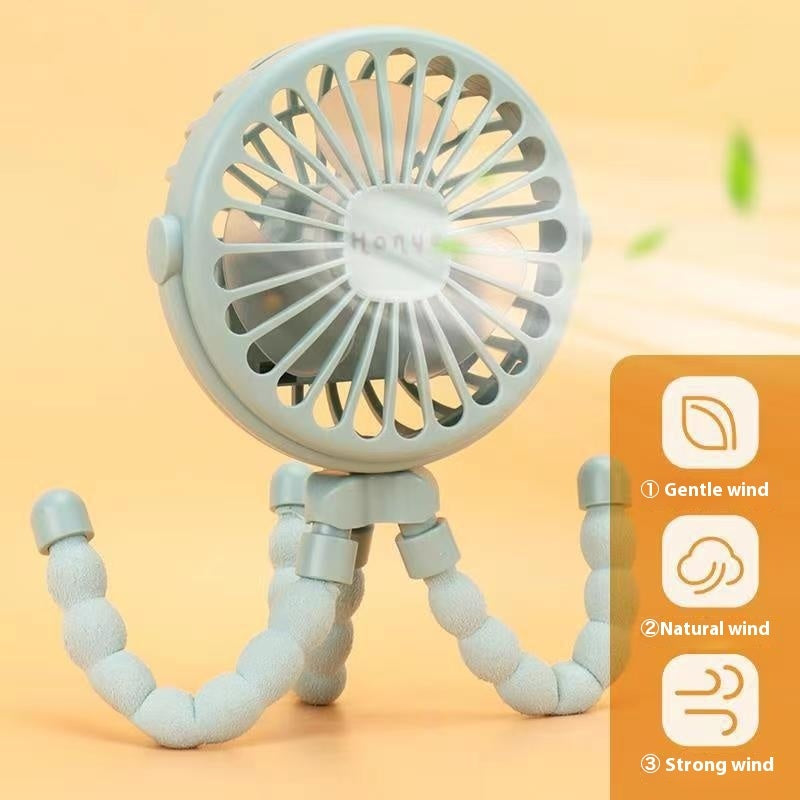 Octopus Handheld Foldable Fan