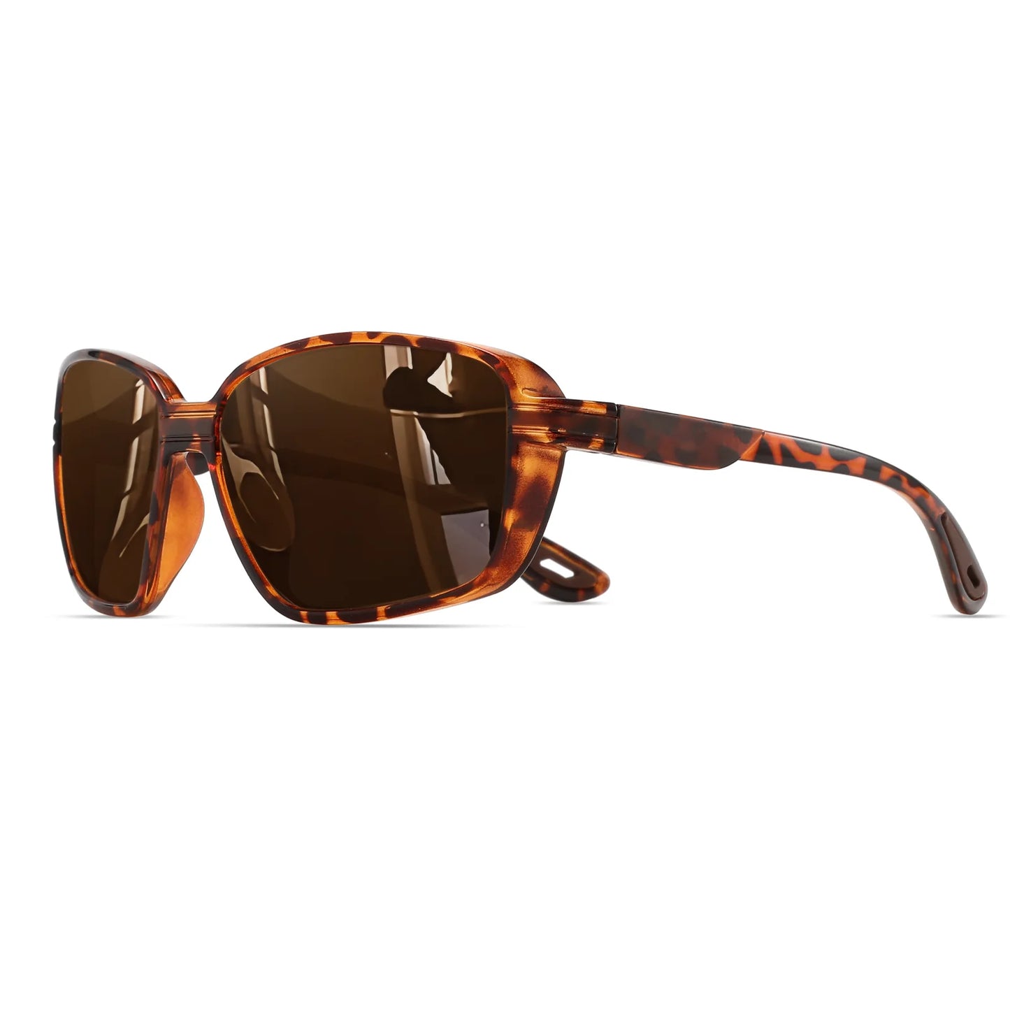 Retro Polarized Sports Sunglasses – UV400 Oversized Wraparound