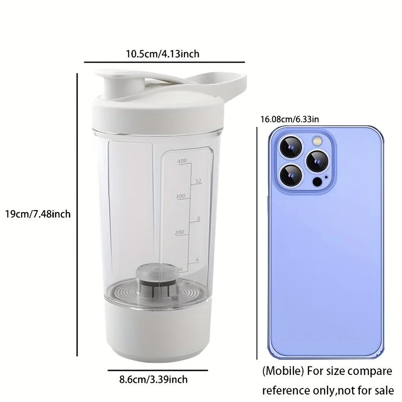 Portable Electric Shaker Bottle USB Rechargeable Blender