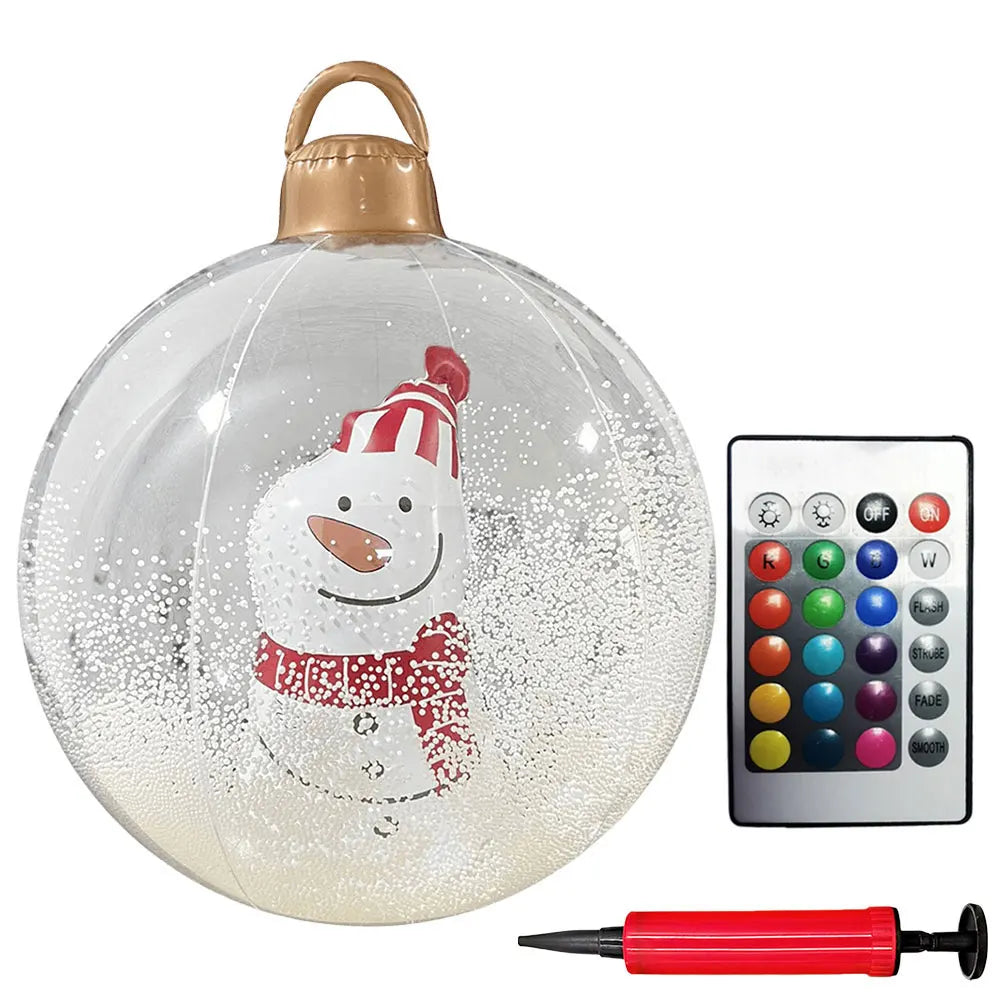 Inflatable Christmas Balls Light