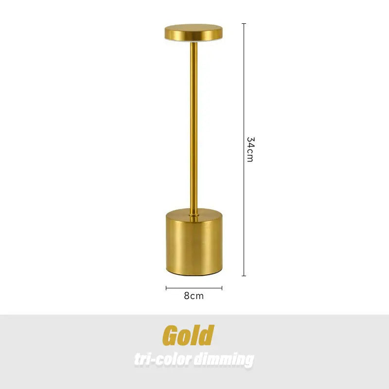 Cordless LED Table Lamp with 3-Color Dimming