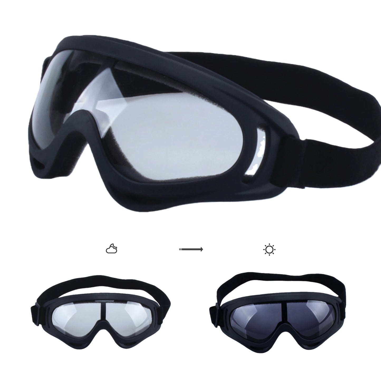 Polarized Photochromic Sport Goggles – Motocross, Ski & Snowboard Glasses