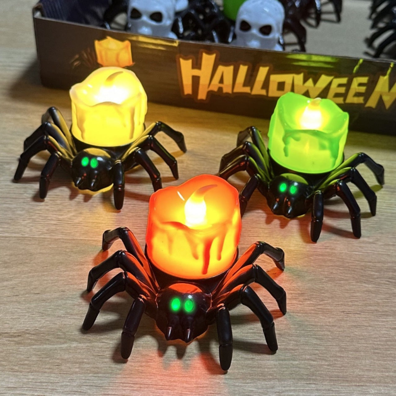 Halloween Lighted Spider Decoration