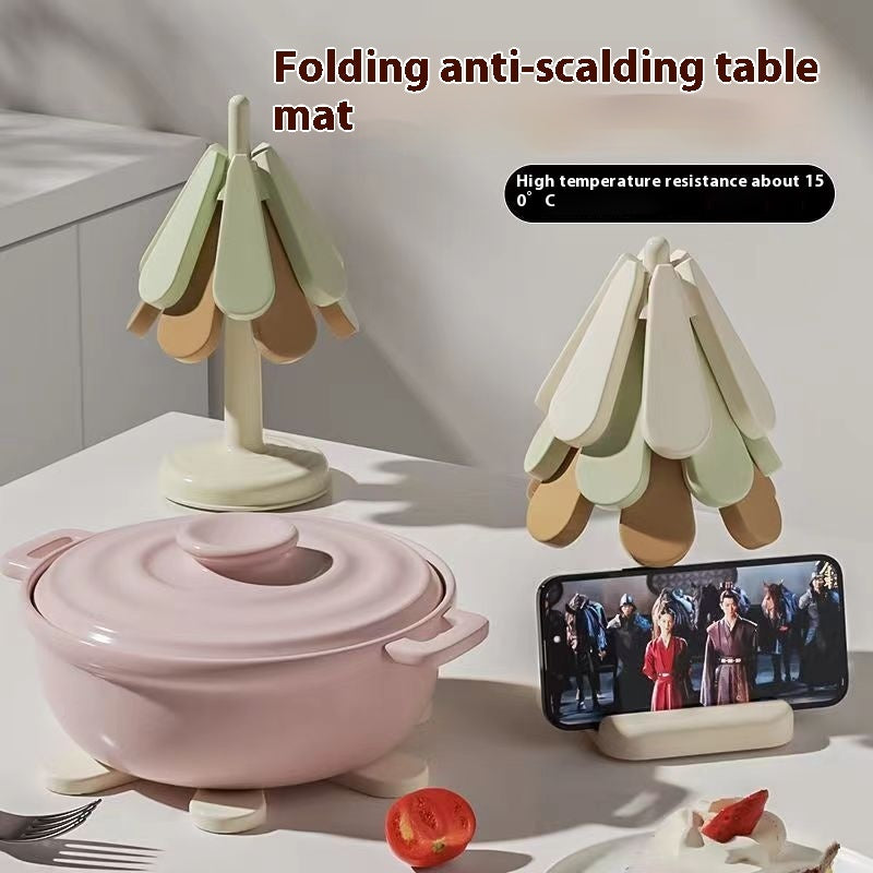 Tree Insulation Silicon Drink Coaster Mat