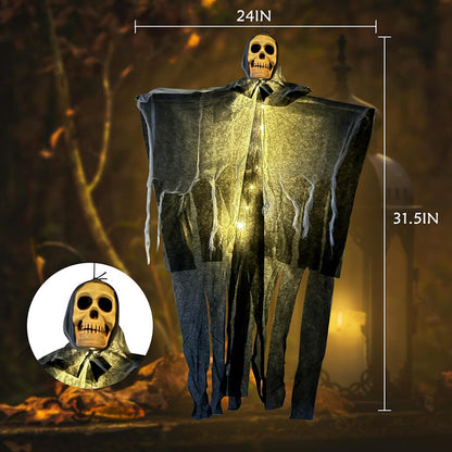 Glowing Outdoor Hanging Halloween Ghost
