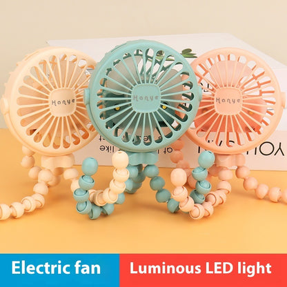 Octopus Handheld Foldable Fan