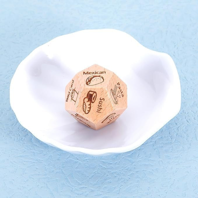 Food Decision Dice for Date Nights
