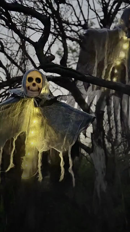 Glowing Outdoor Hanging Halloween Ghost