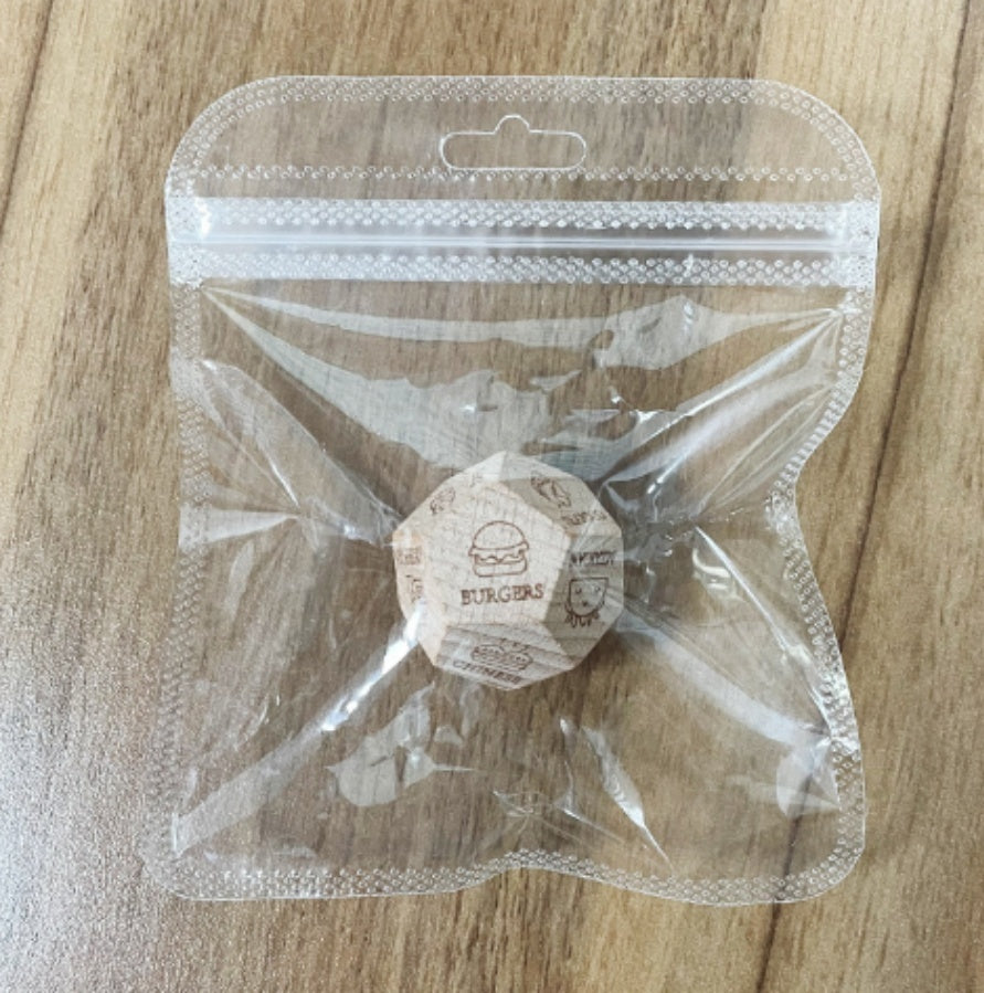 Food Decision Dice for Date Nights