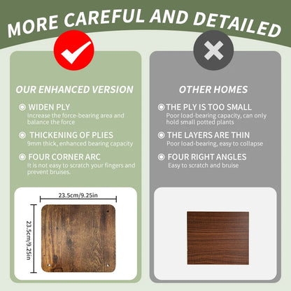 Wooden Multi-Tier Plant Stand