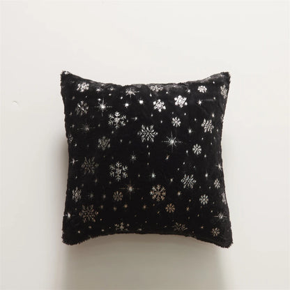 Snowflakes Christmas Throw Pillow Plush Cushion