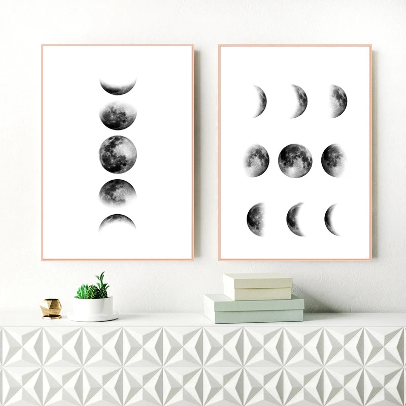 Lunar Phase Wall Art