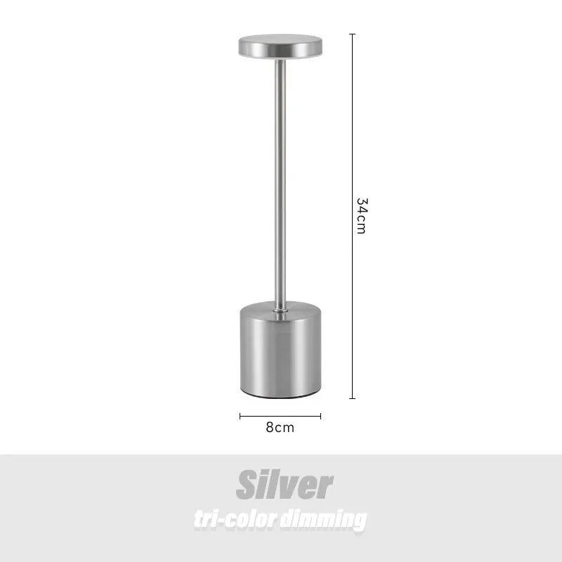 Cordless LED Table Lamp with 3-Color Dimming