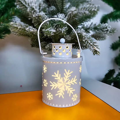 Vintage Christmas Lanterns with LED Light