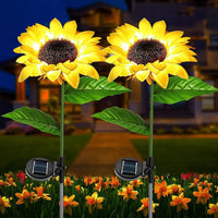 Solar Sunflower Lights