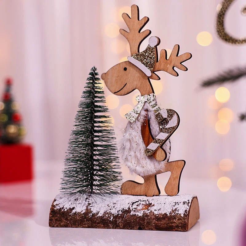Christmas Tree DIY Stereo Wooden Set