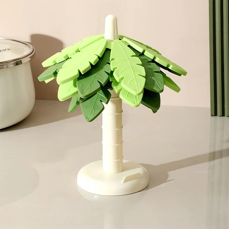 Tree Insulation Silicon Drink Coaster Mat