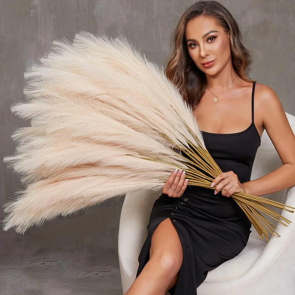 Tall Natural Pampas Grass