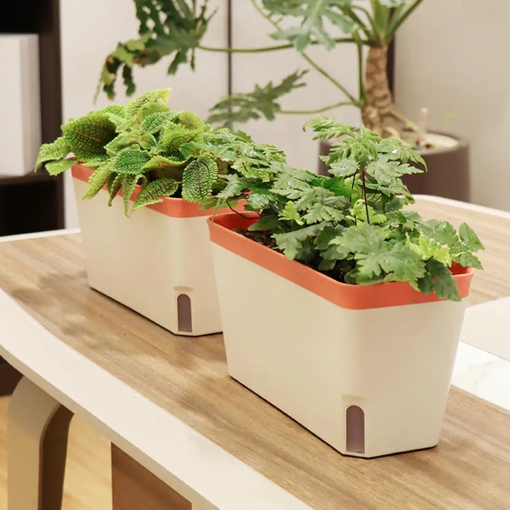 Self Watering Flower Planter Box