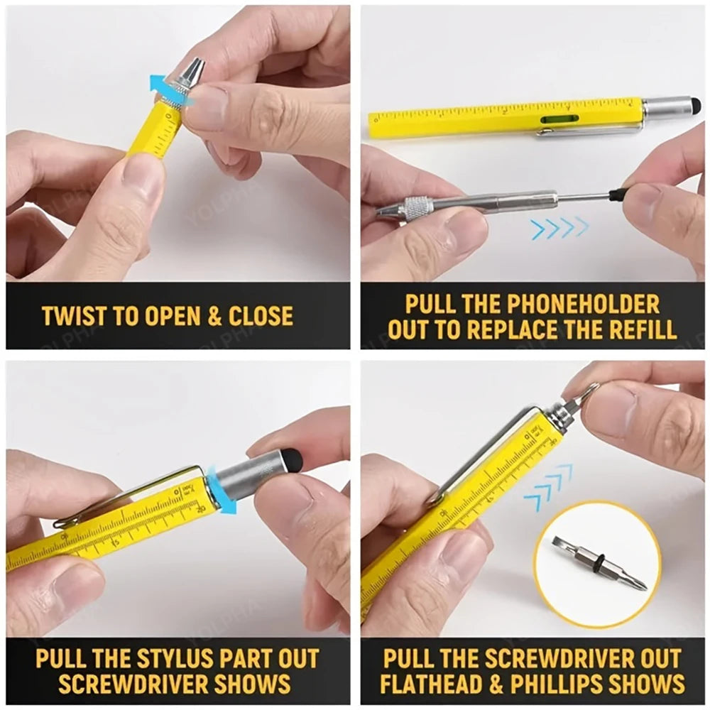 7 In 1 Multi-tool Pen for Engineers