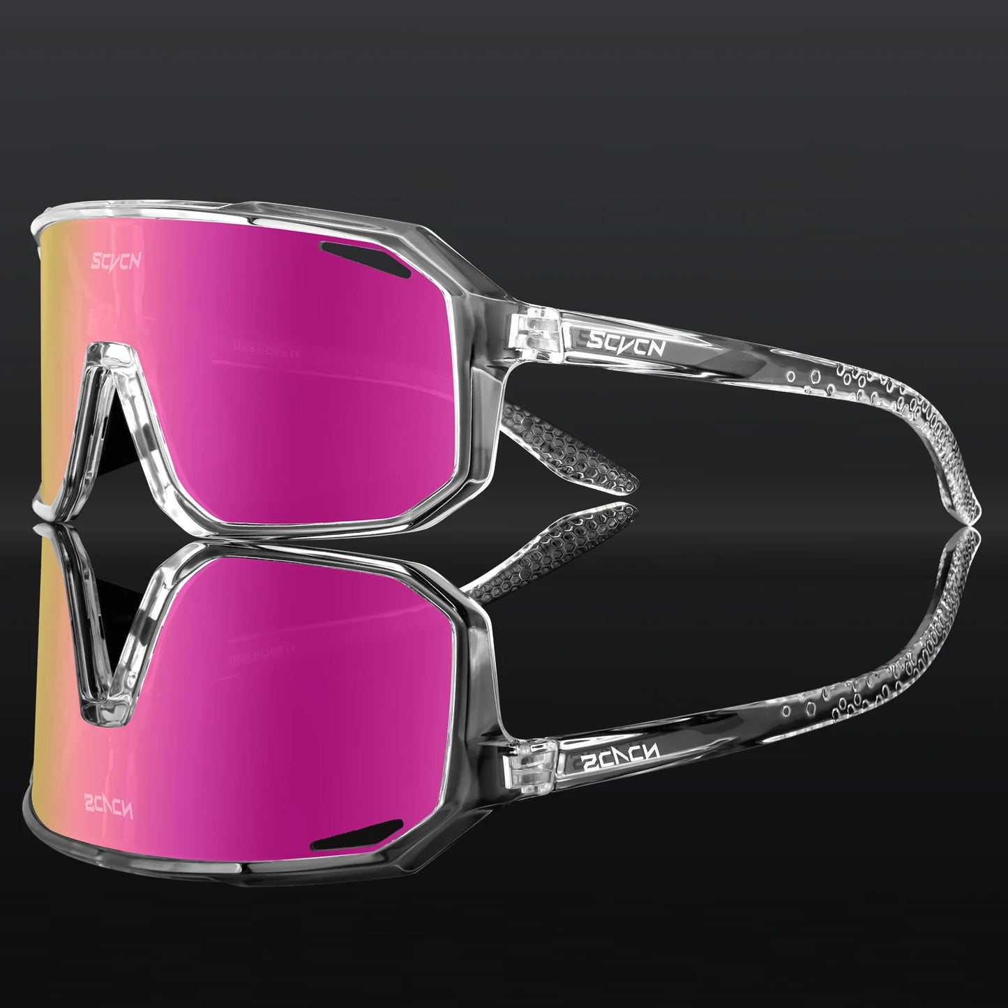 SCVCN Cycling Sunglasses – UV400 MTB Bike Goggles for Men & Women