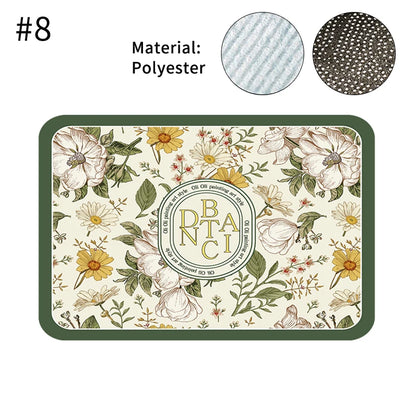 Printed Absorbent Dish Drying Mat