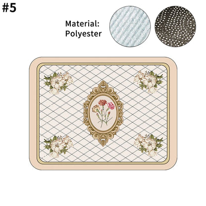 Printed Absorbent Dish Drying Mat