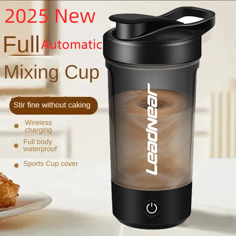 Portable Electric Shaker Bottle | USB Rechargeable Protein Mixer