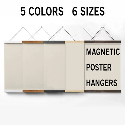 Minimalist Wooden Poster Hanger