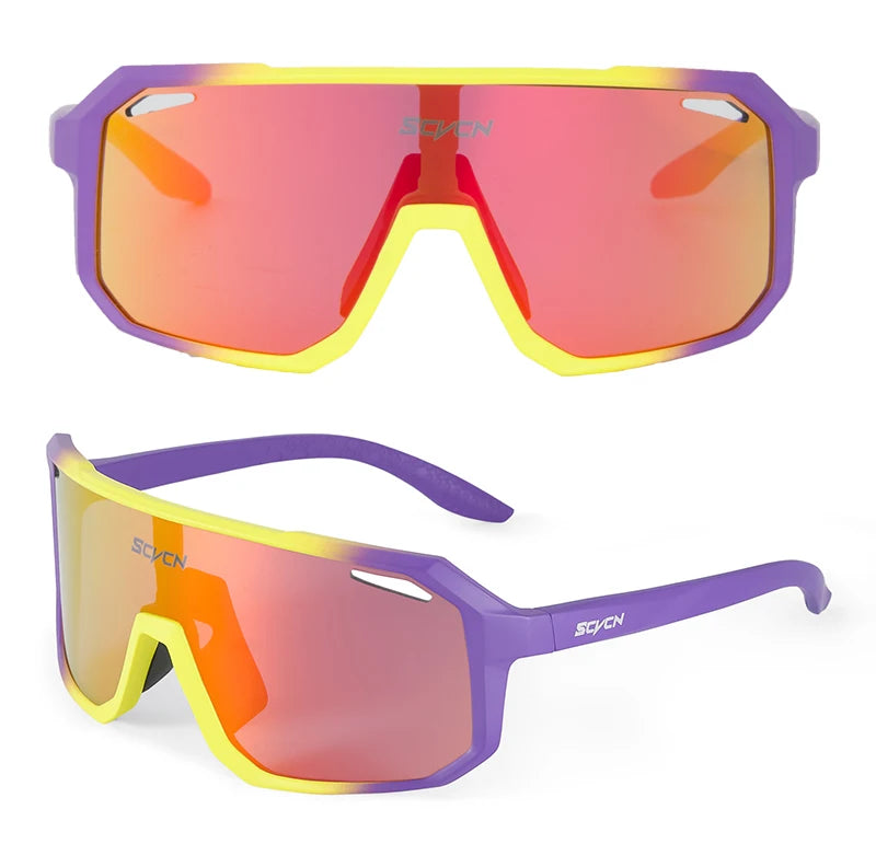 SCVCN Cycling Sunglasses – UV400 MTB Bike Goggles for Men & Women
