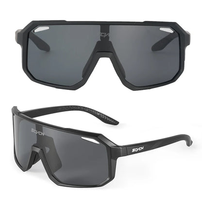 SCVCN Cycling Sunglasses – UV400 MTB Bike Goggles for Men & Women