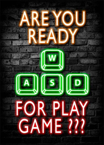 Gaming Neon Wall Art