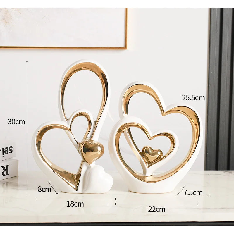 Heart-Shaped Modern Minimalist Decor