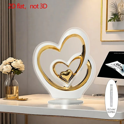 Heart-Shaped Modern Minimalist Decor