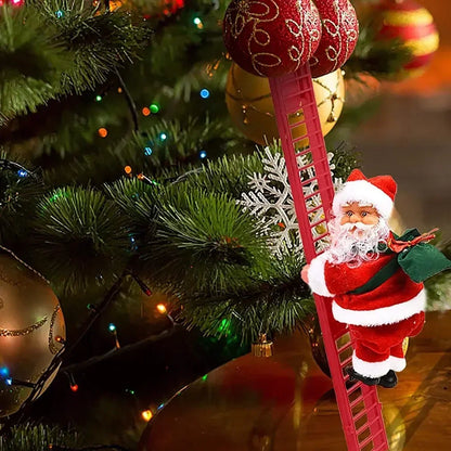 Electric Climbing Ladder Santa Claus with Music