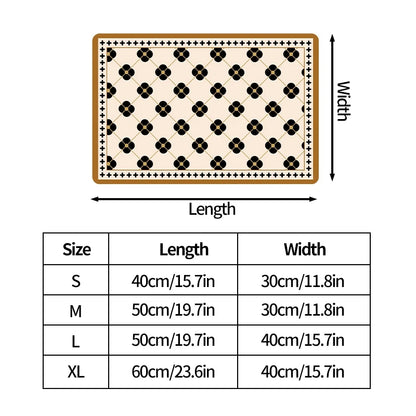 Printed Absorbent Dish Drying Mat