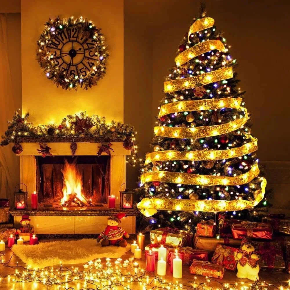 Christmas Ribbon Fairy Light
