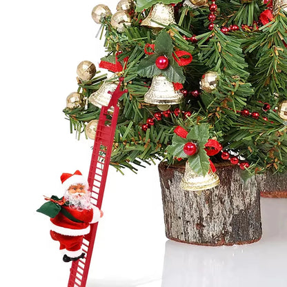 Electric Climbing Ladder Santa Claus with Music
