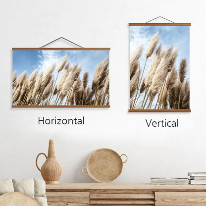 Minimalist Wooden Poster Hanger