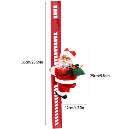 Electric Climbing Ladder Santa Claus with Music