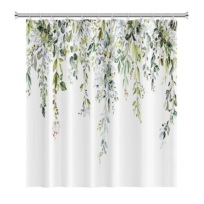 Tropical Leaf Shower Curtain