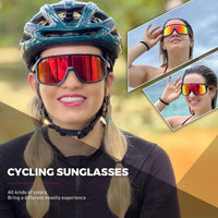 SCVCN Cycling Sunglasses – UV400 MTB Bike Goggles for Men & Women