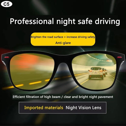 Night Vision Driving Glasses – Polarized UV400 Anti-Glare Goggles