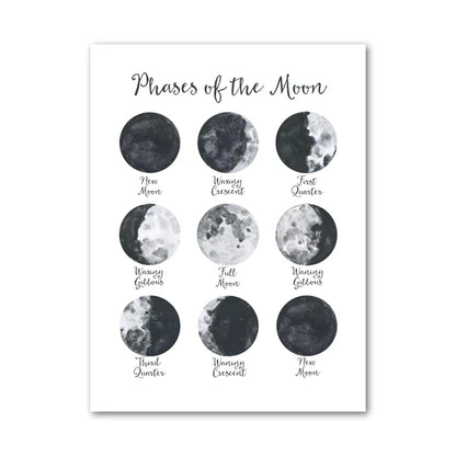 Lunar Phase Wall Art