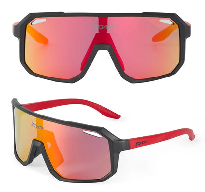 SCVCN Cycling Sunglasses – UV400 MTB Bike Goggles for Men & Women