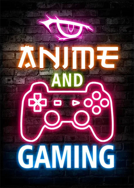 Gaming Neon Wall Art