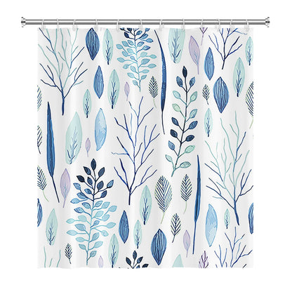 Tropical Leaf Shower Curtain