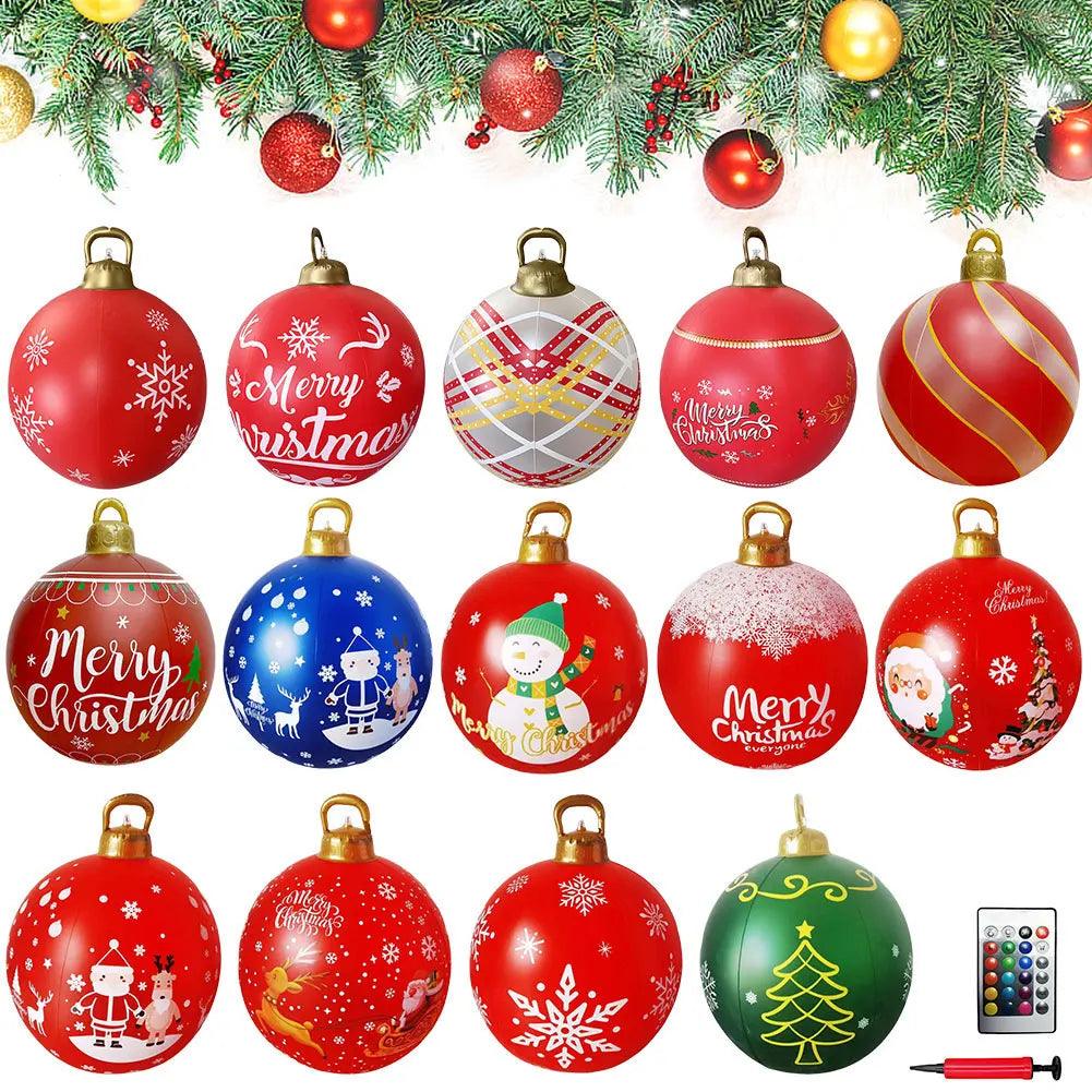 Inflatable Christmas Balls Light