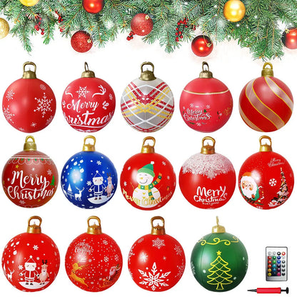 Inflatable Christmas Balls Light