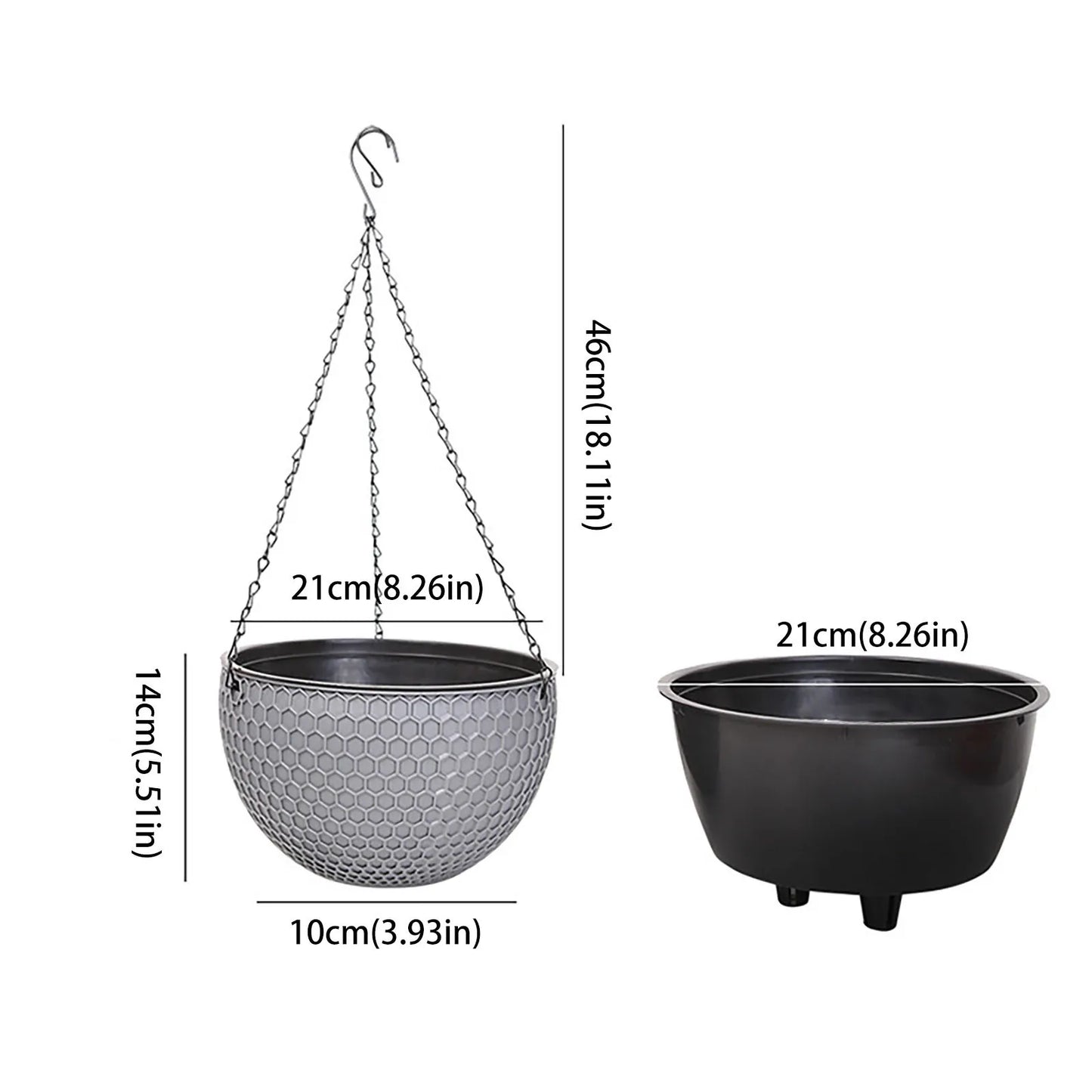 Hanging Planter With Drainage Holes